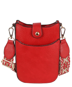 Fashion Cell Phone Purse Crossbody Bag LQ279-1Z RED